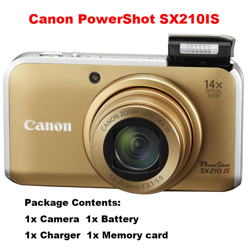 Canon PowerShot SX210 IS (Gold) - CNET