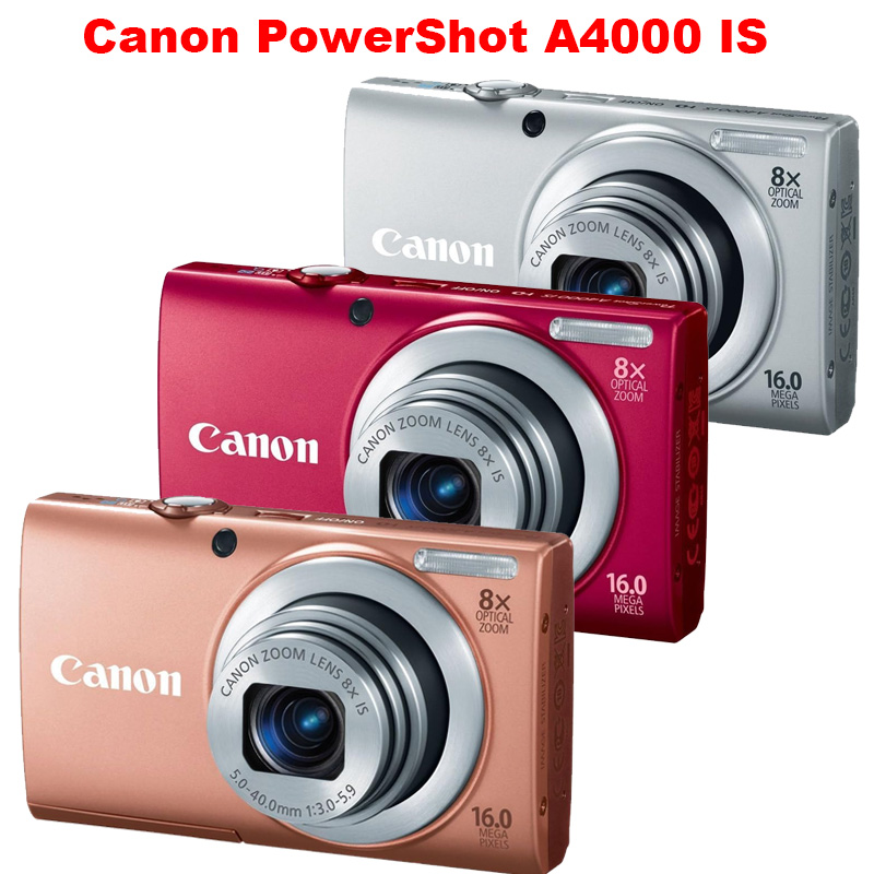Canon PowerShotA4000IS ピンク Canon PowerShot A4000 IS Digital Compact - Peach Pink