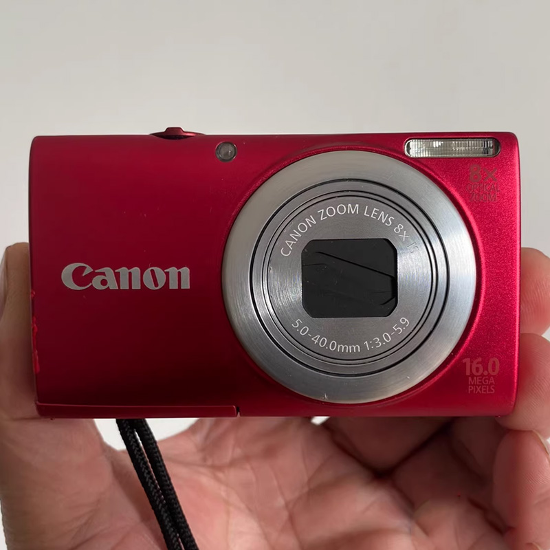 Canon PowerShot A4000 IS 16.0MP 8x zoom Digital Camera Pink