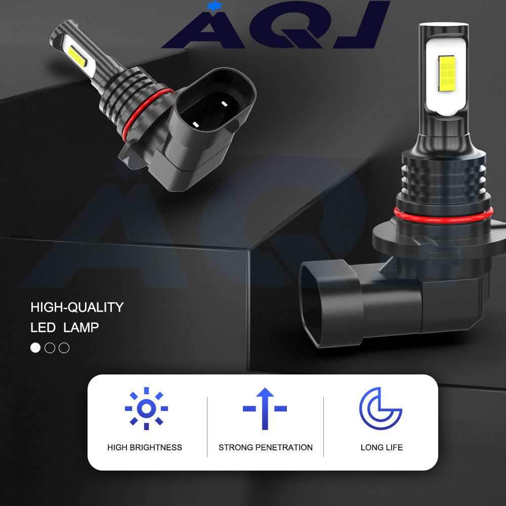 2pc 9005 LED DRL Bulbs 6000K White For Honda Civic Acura MDX RDX - 100W Direct Replacement