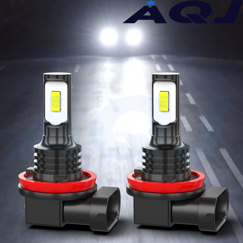 SHENKENUO 6000K LED Headlight & Fog Light Kit For 2013-2019 GMC Acadia – 4 Bulbs – 9012/H11 – 10000 Lumens