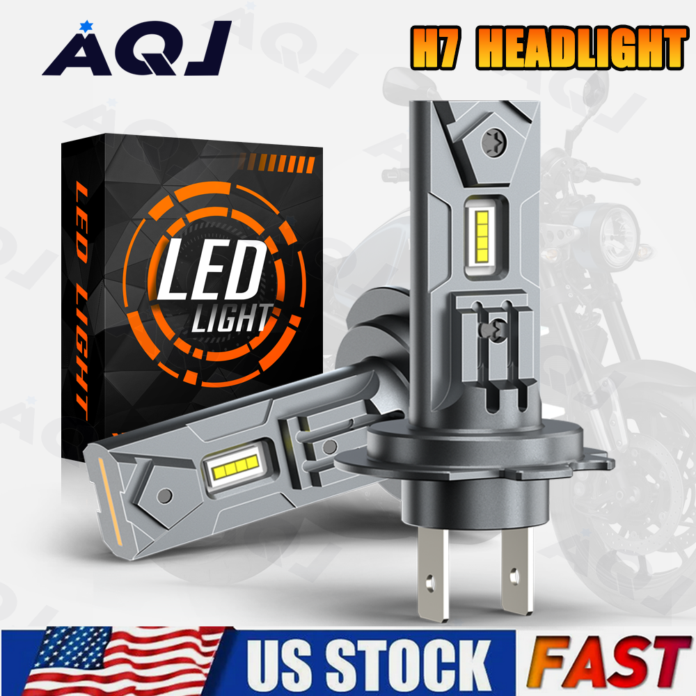 H7 LED Headlight Bulbs For Suzuki GSXR600 (2004-2007) – 6000K White Light, Direct Fit
