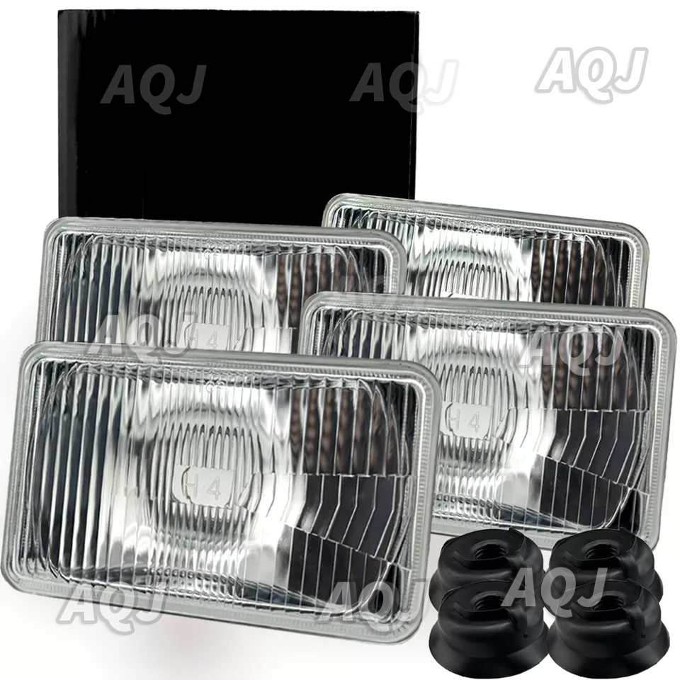 Colight 4x6 LED Headlights For Chevy Pickup 1981-87 C10/K10/Blazer – Hi/Lo Beam, DRL Halo, DOT Certified, 4Pcs
