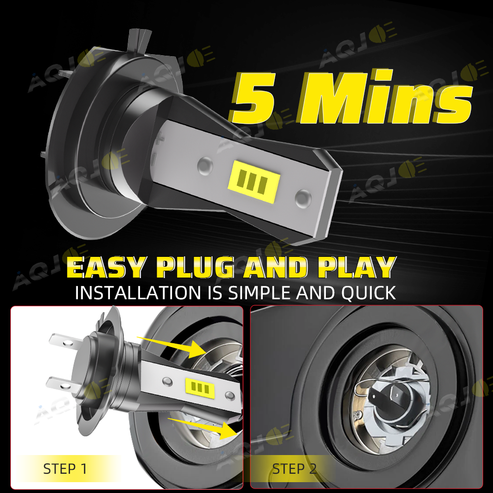 6x SHENKENUO LED Headlight & Fog Light Combo Kit For BMW 128i 135i 2008-2013 (H7/H11)
