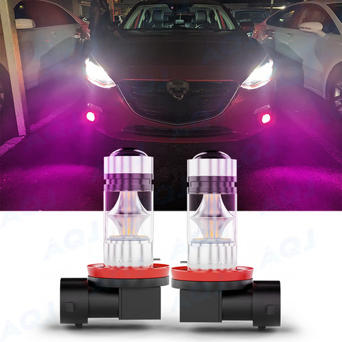 H8 H11 Pink Purple LED Bulb Bright Fog Light for Honda Accord 2006