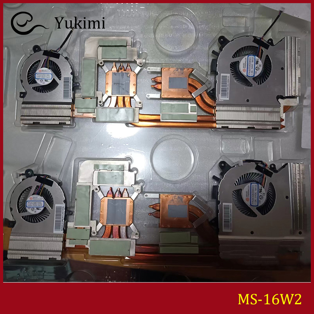 MS-16W2 FOR MSI GF65 Thin 10UE RTX3060 Heatsink Cooler Cooling Fan