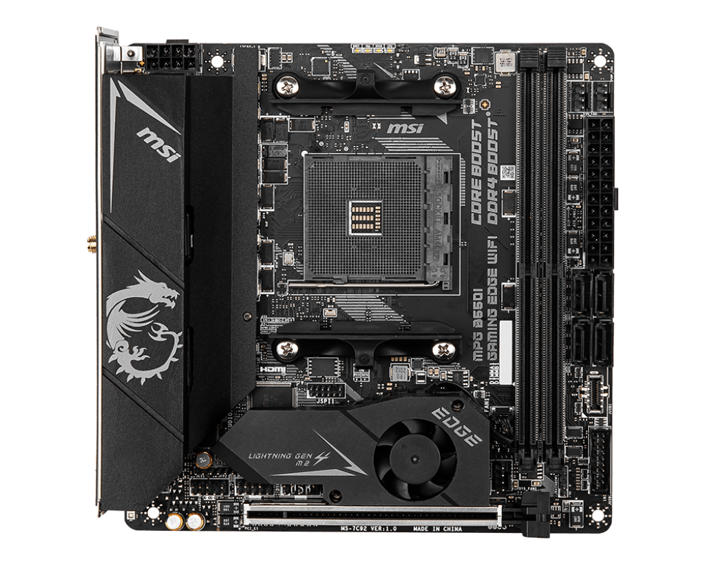 B550I GAMING EDGEWIFI 5700X3D RAM32GBセット FOR MSI MPG B550I GAMING EDGE WIFI HDMI DDR4 B550 64GB Mini-ITX