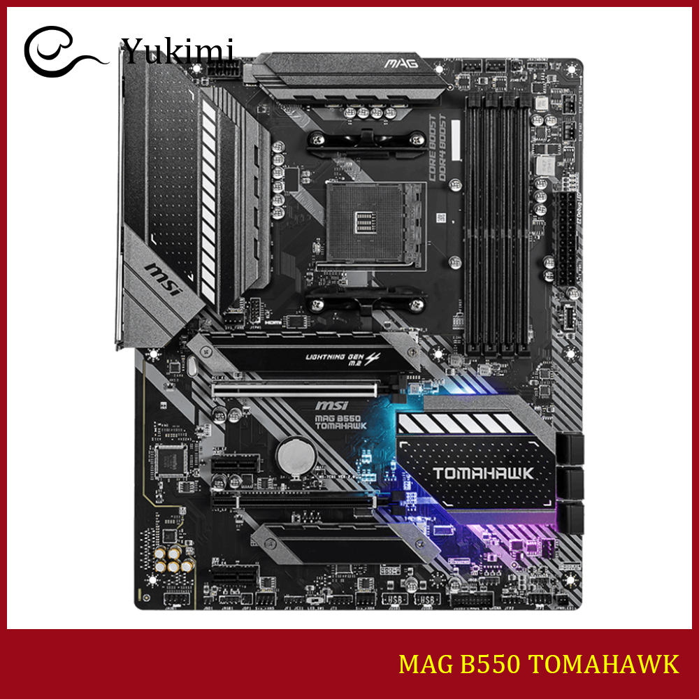 MSI MAG B550 TOMAHAWKマザボATX AMDRyzen5000 Amazon.com: MSI MAG B550 TOMAHAWK Gaming Motherboard (AMD