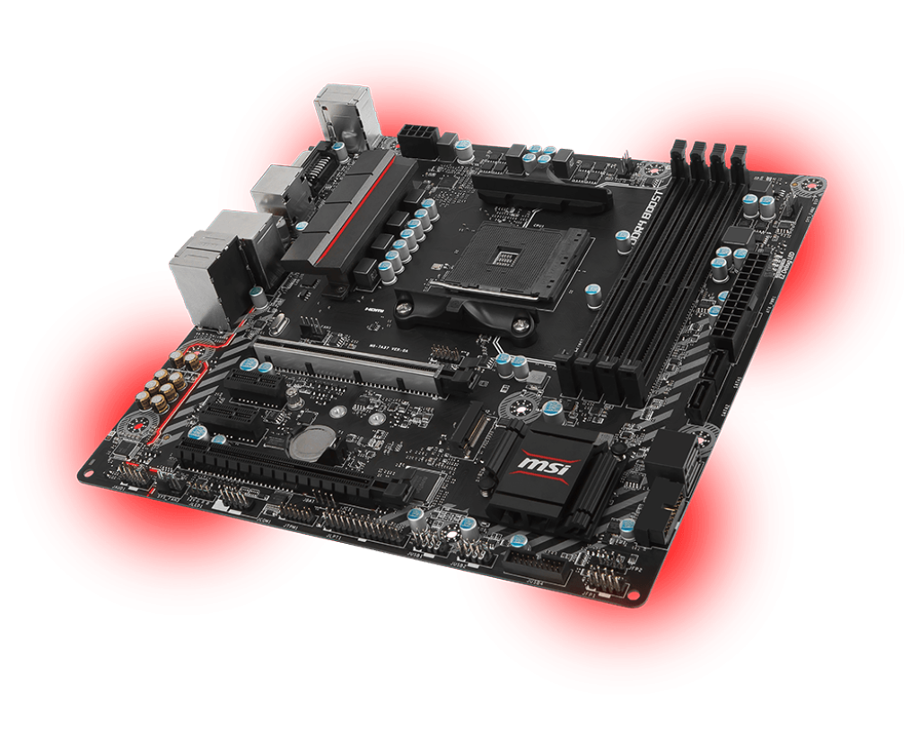 FOR MSI B350M MORTAR 64GB AM4 AMD DVI-D HDMI Micro-ATX Motherboard