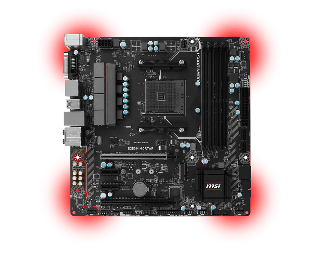 B350M MORTAR (B350 AM4 mATX DDR4) 未使用　保障あり Refurbished: MSI B350M MORTAR ARCTIC AM4 Micro ATX AMD Motherboard