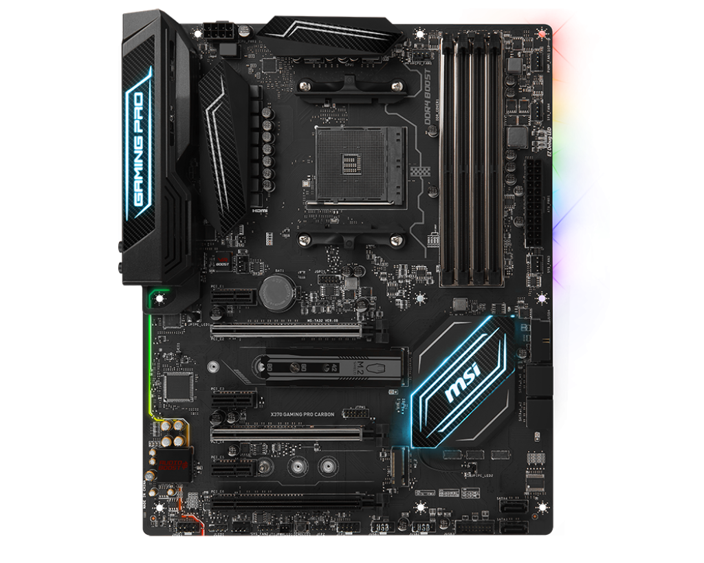 FOR MSI X370 GAMING PRO CARBON 64GB AM4 AMD DVI-D HDMI ATX