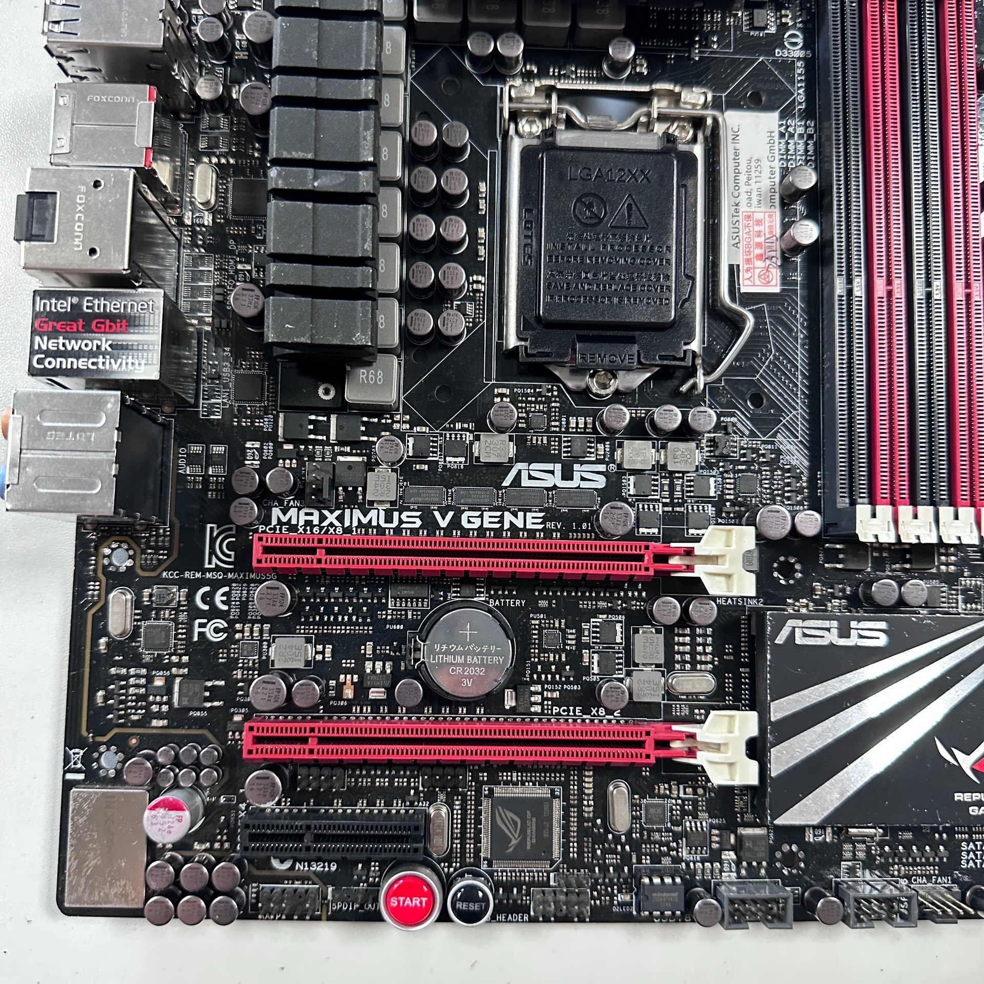 FOR ASUS MAXIMUS V GENE DDR3 HDMI LGA 1155 32GB Motherboard Test