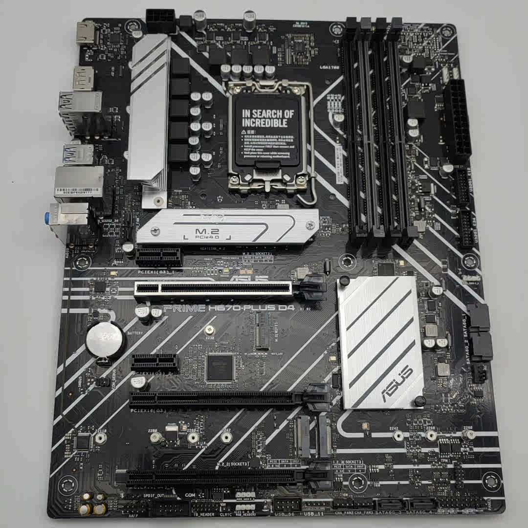 FOR ASUS PRIME H670-PLUS D4 DDR4 LGA1700 128GB HDMI Motherboard