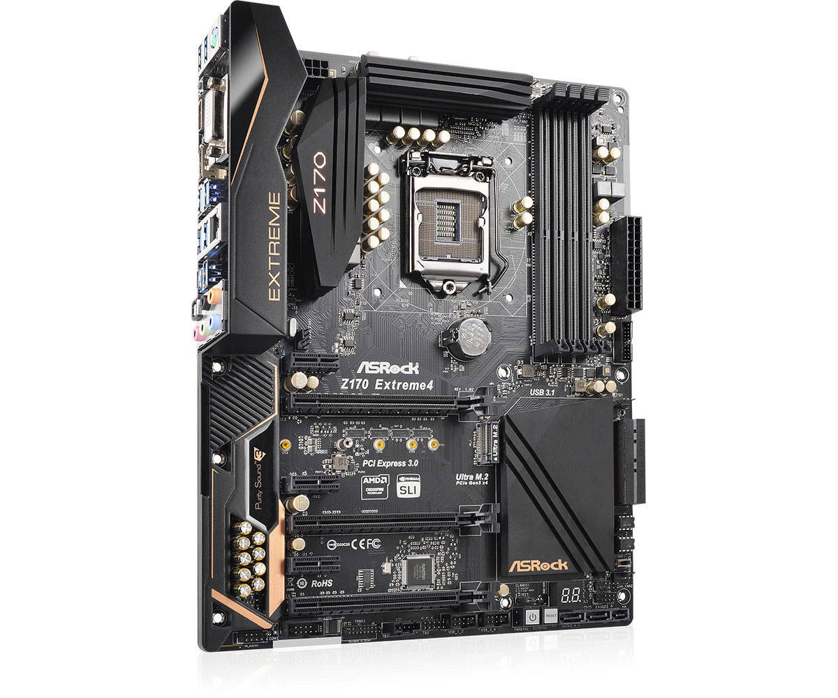 FOR ASROCK Z270 Extreme4 LGA 1151 64GB VGA HDMI DVI ATX