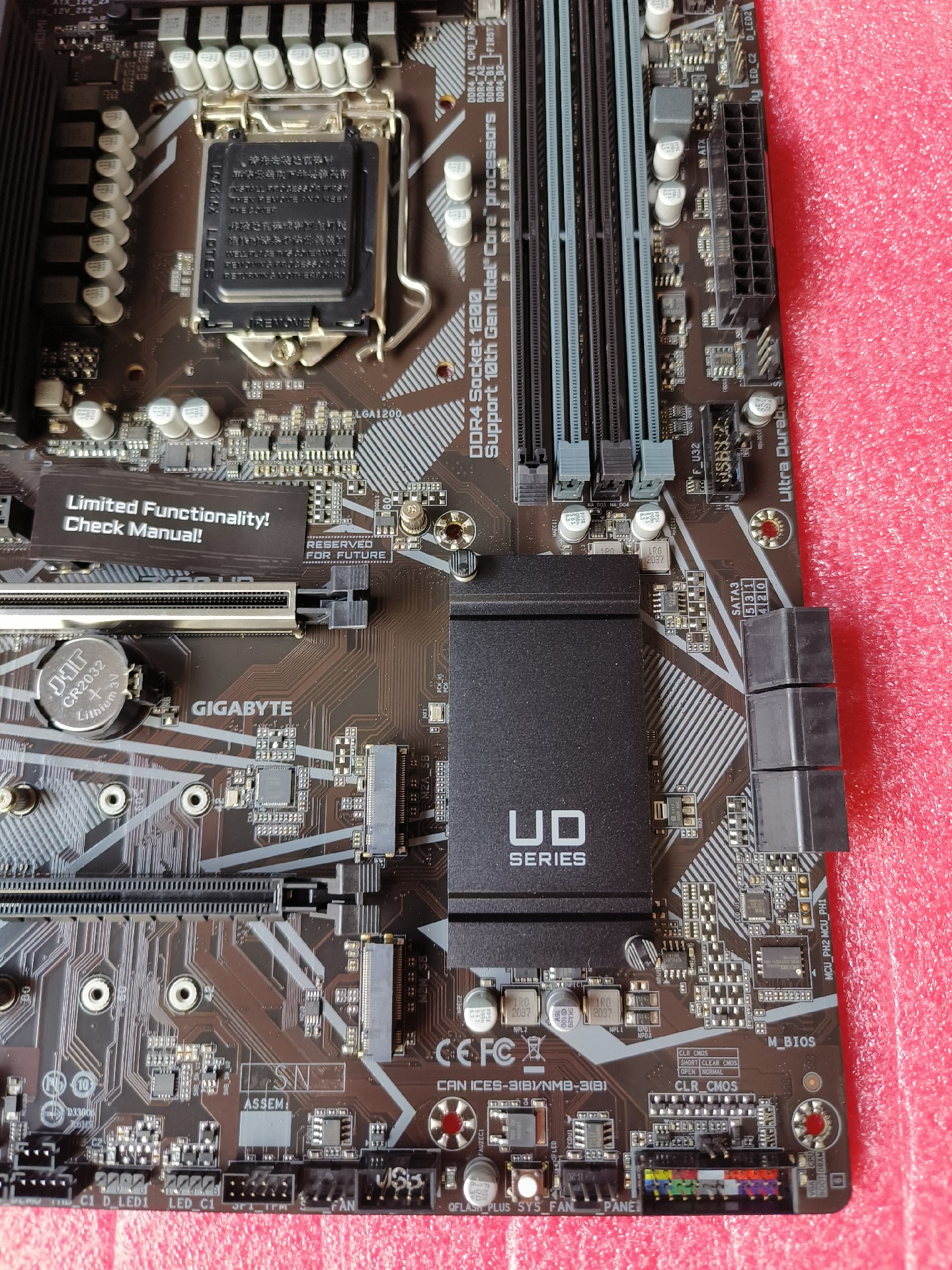 FOR GIGABYTE Z490 UD DDR4*4 LGA 1200 HDMI 128GB ATX
