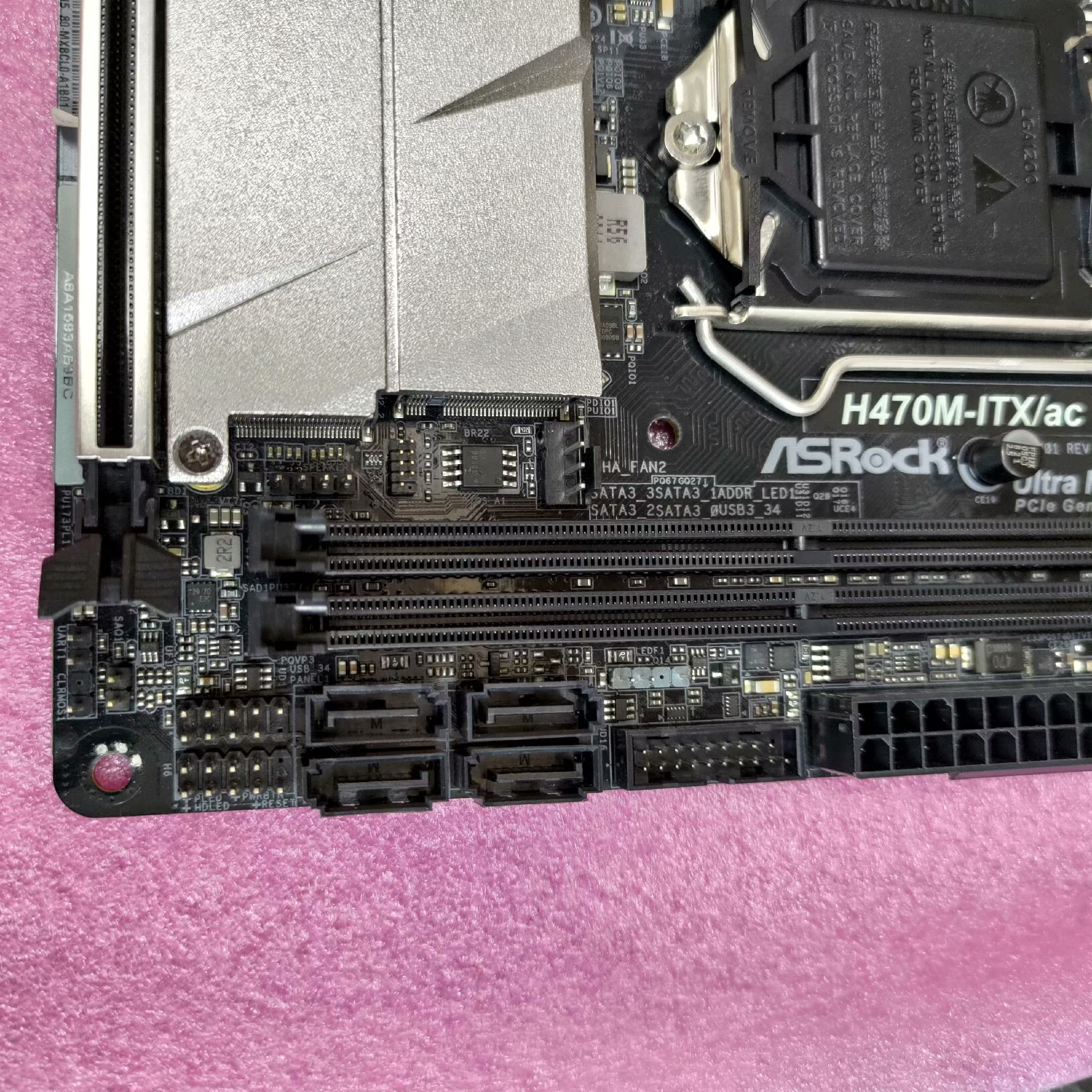 マザーボード Asrock H470M-ITX/ac H470M-ITX/ac | ASRock(アスロック) LGA 1200 Intel H470 Mini
