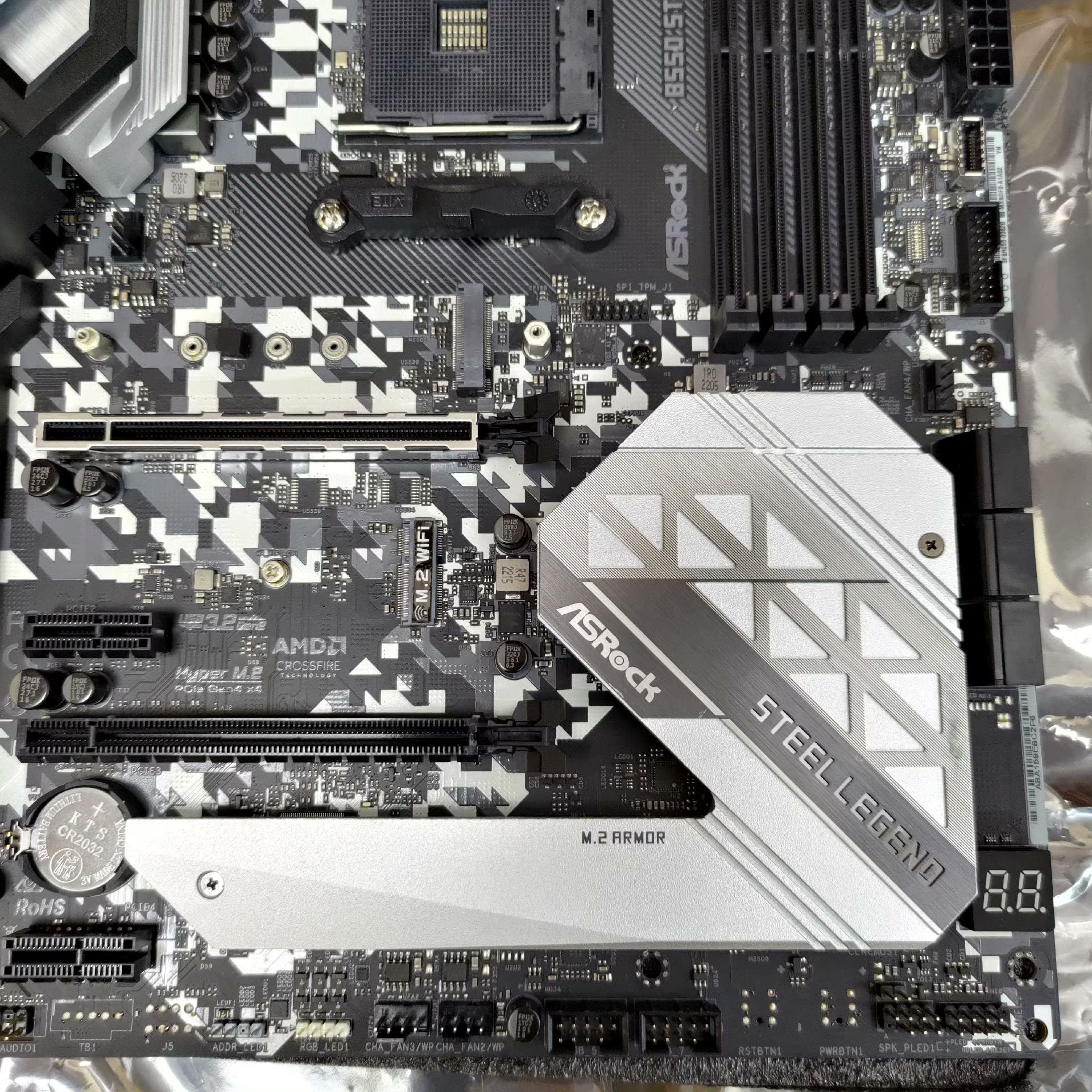 FOR ASROCK B550 Steel Legend AMD AM4 DDR4*4 128GB HDMI DisplayPort