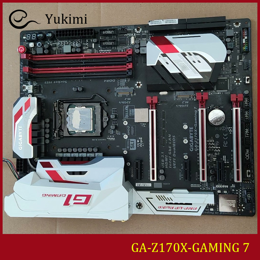 FOR GIGABYTE GA-Z170X-GAMING 7 DDR4*4 64GB LGA 1151 HDMI DP