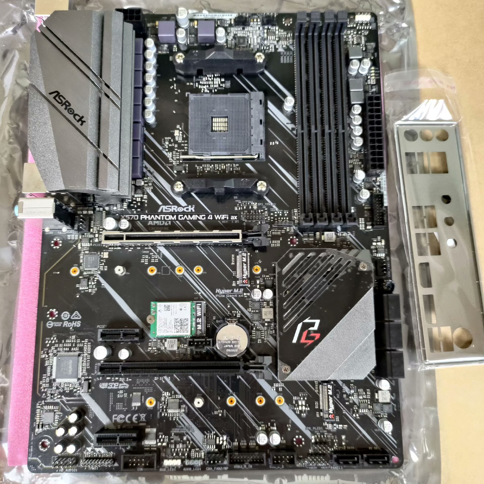 FOR ASROCK X570 Phantom Gaming 4 WiFi ax AMD AM4 DDR4*4 128GB