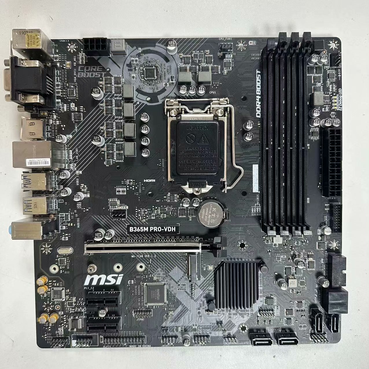 FOR MSI B365M PRO-VDH LGA 1151 DDR4*4 64GB HDMI DVI VGA Micro-ATX