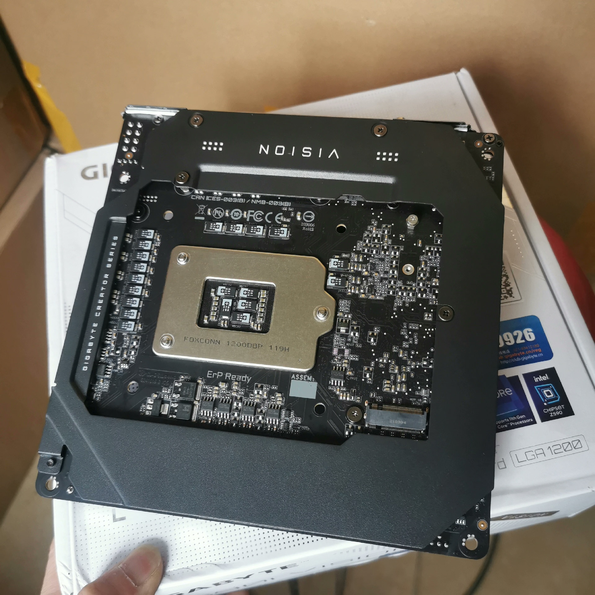 GIGABYTE Z590I VISION D DDR4*2 Motherboard | LGA 1200 | Mini-ITX