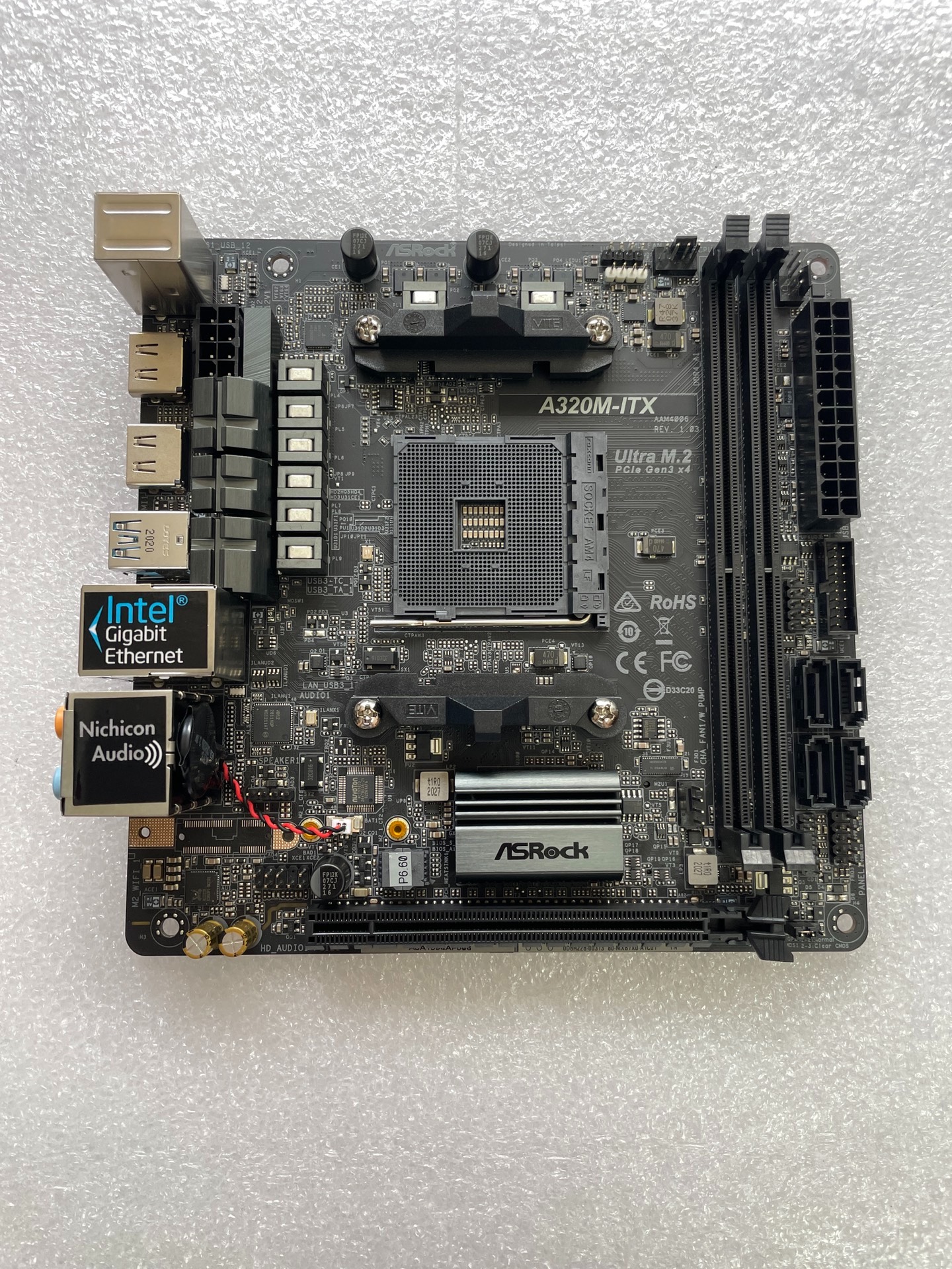 FOR ASROCK A320M-ITX AMD AM4 DDR4*2 32GB HDMI 1.4 Mini-ITX