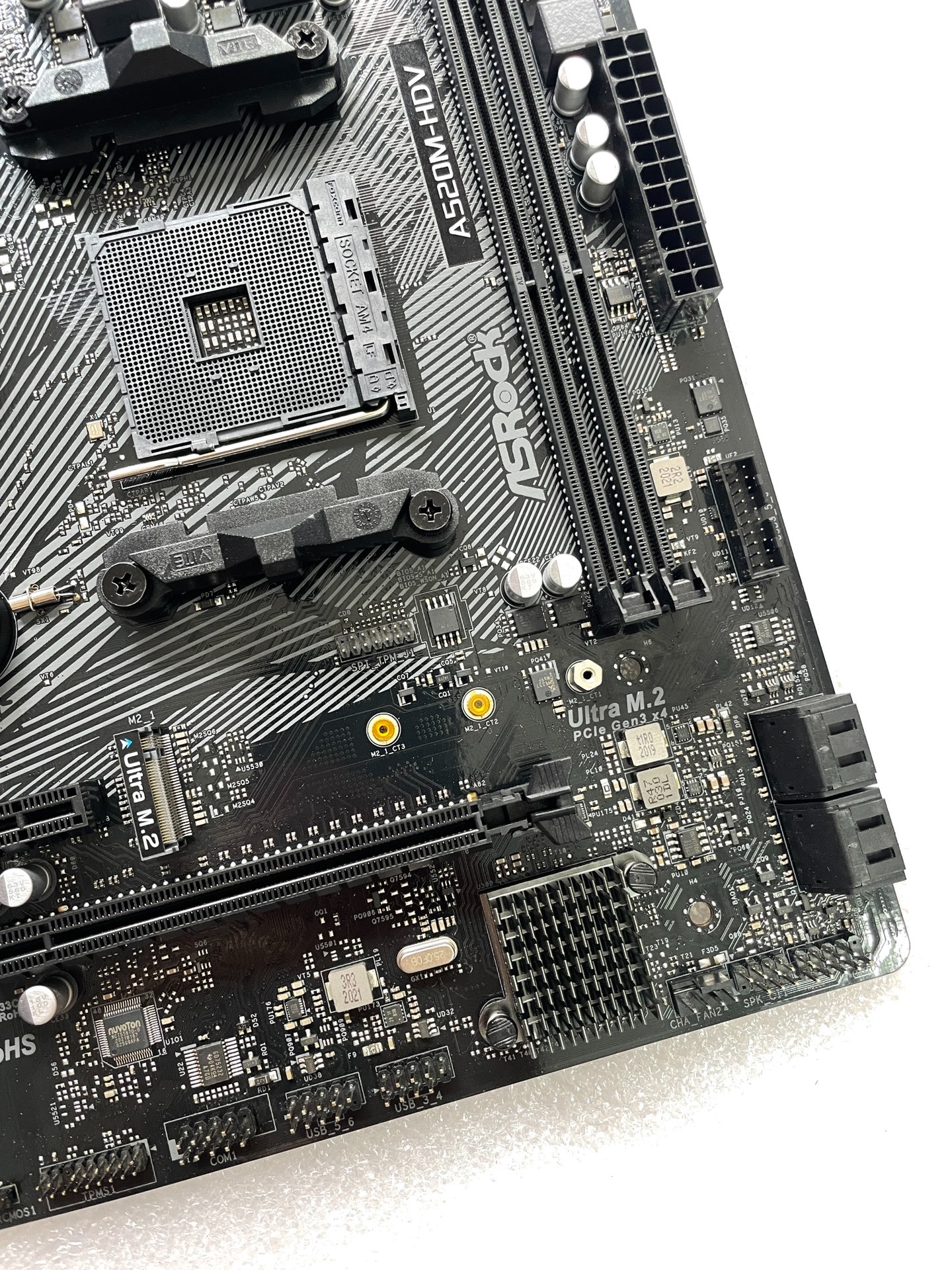 FOR ASROCK A520M-HDV DDR4*2 64GB AMD AM4 D-Sub DVI-D HDMI