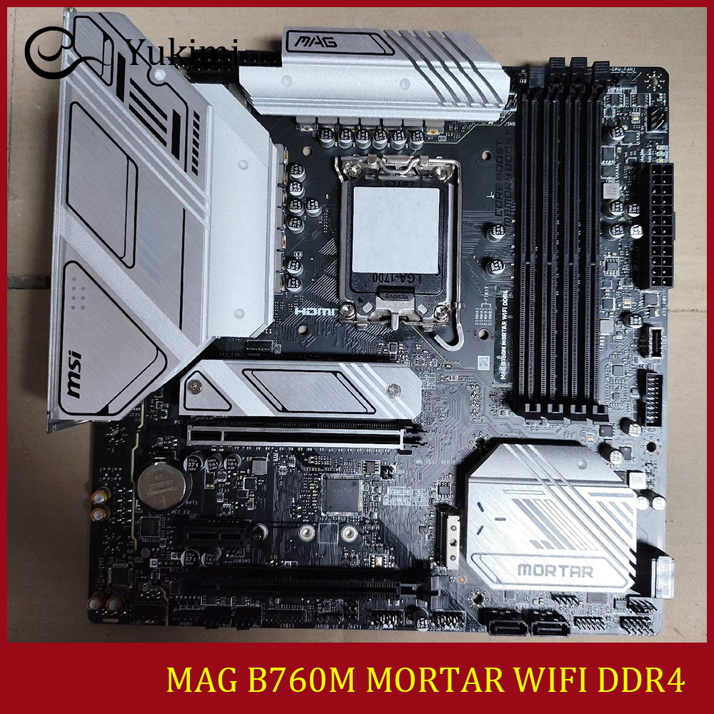 FOR MSI MAG B760M MORTAR WIFI DDR4 LGA 1700 Intel 128GB mATX