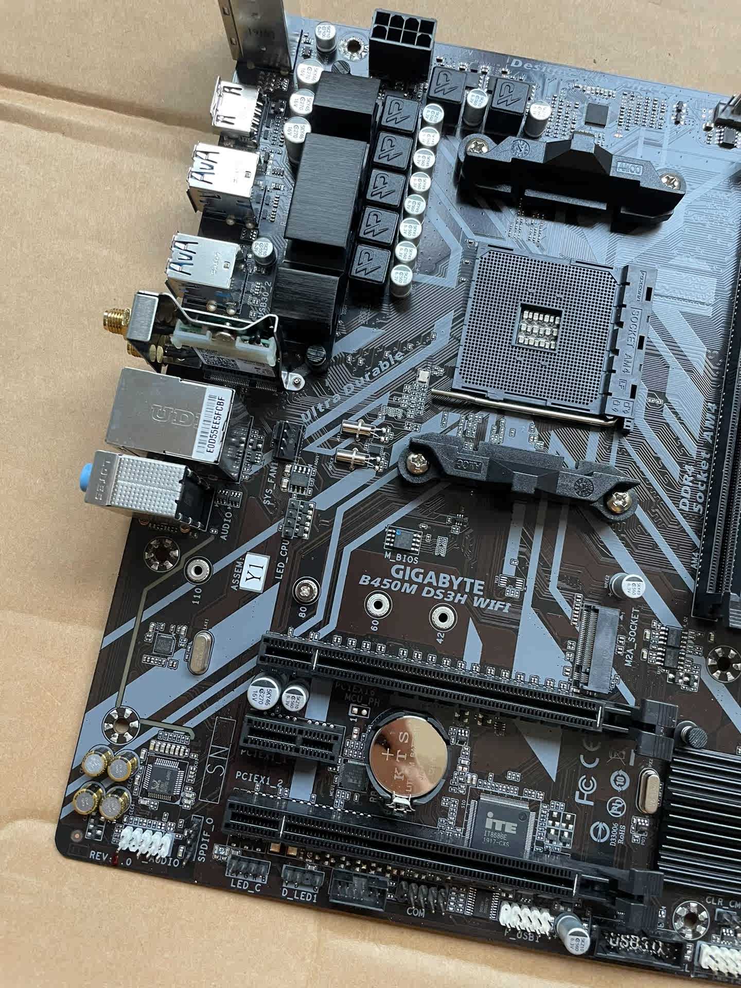 FOR GIGABYTE B450M DS3H WIFI DDR4*4 64GB HDMI DVI-D DDR4