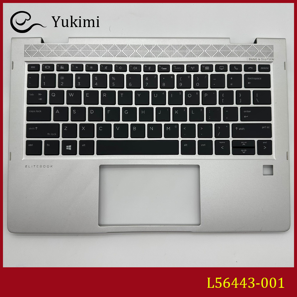 L56443-001 FOR HP EliteBook x360 830 G5 G6 Silver C Shell Backlit