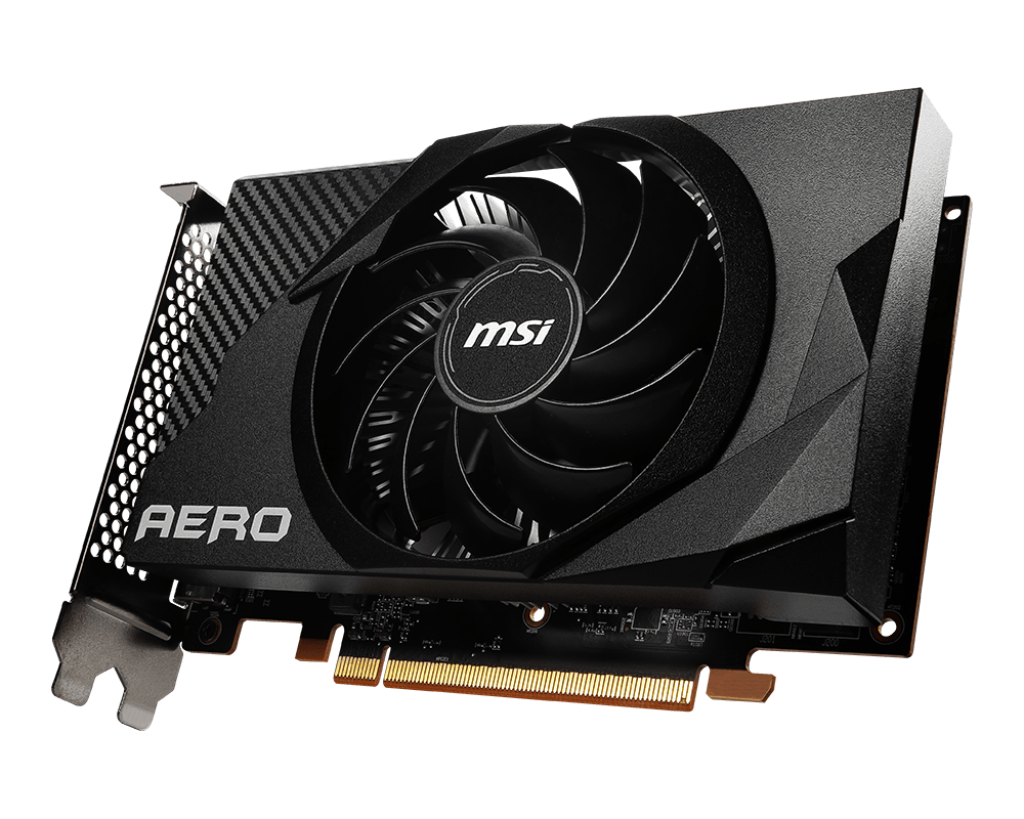 中古　MSI Radeon RX 6400 AERO ITX 4G FOR MSI Radeon RX 6400 AERO ITX 4G DisplayPort GDDR6 Video