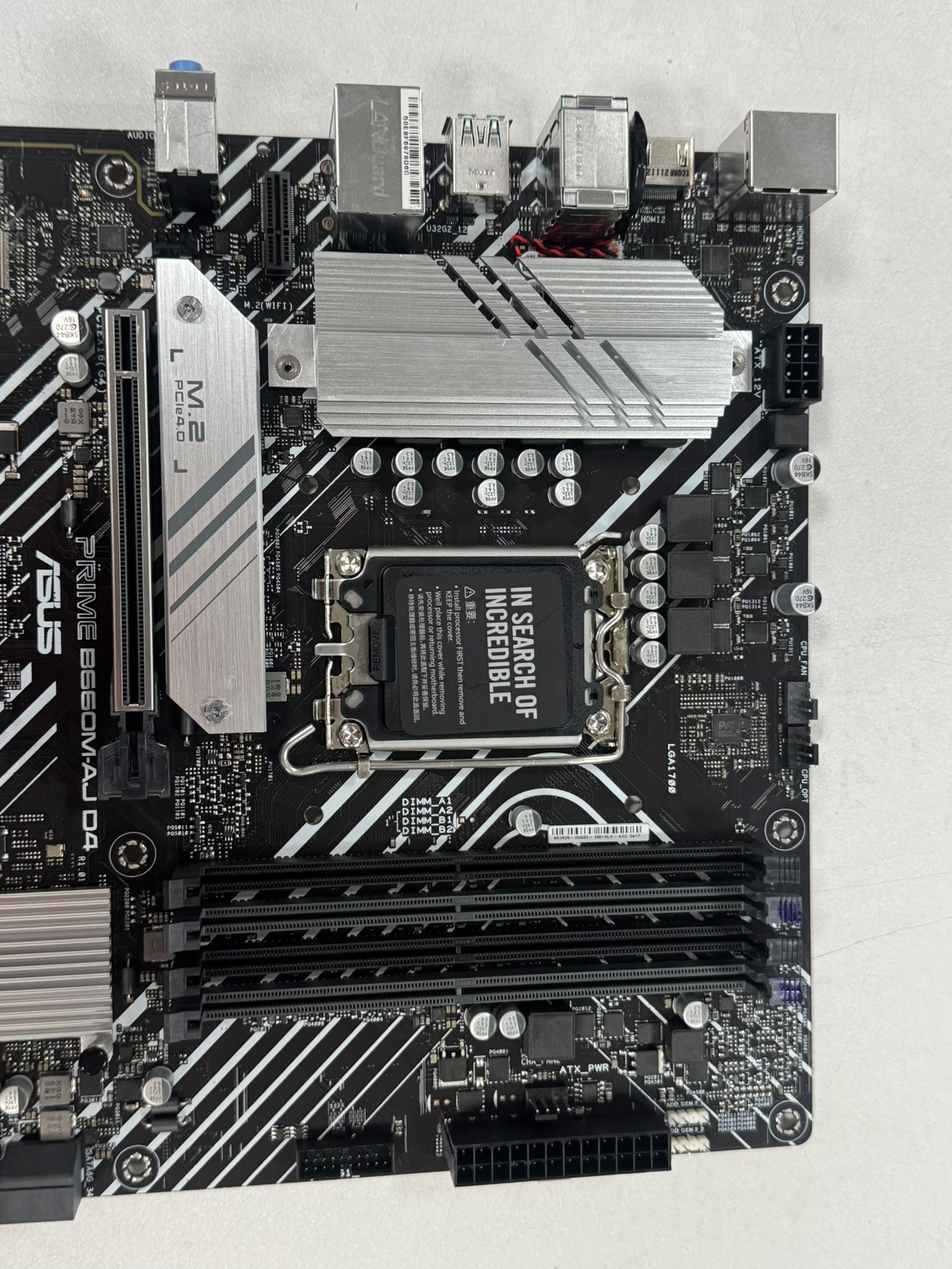 FOR ASUS PRIME B660M-AJ D4 Motherboard Test OK | eBay