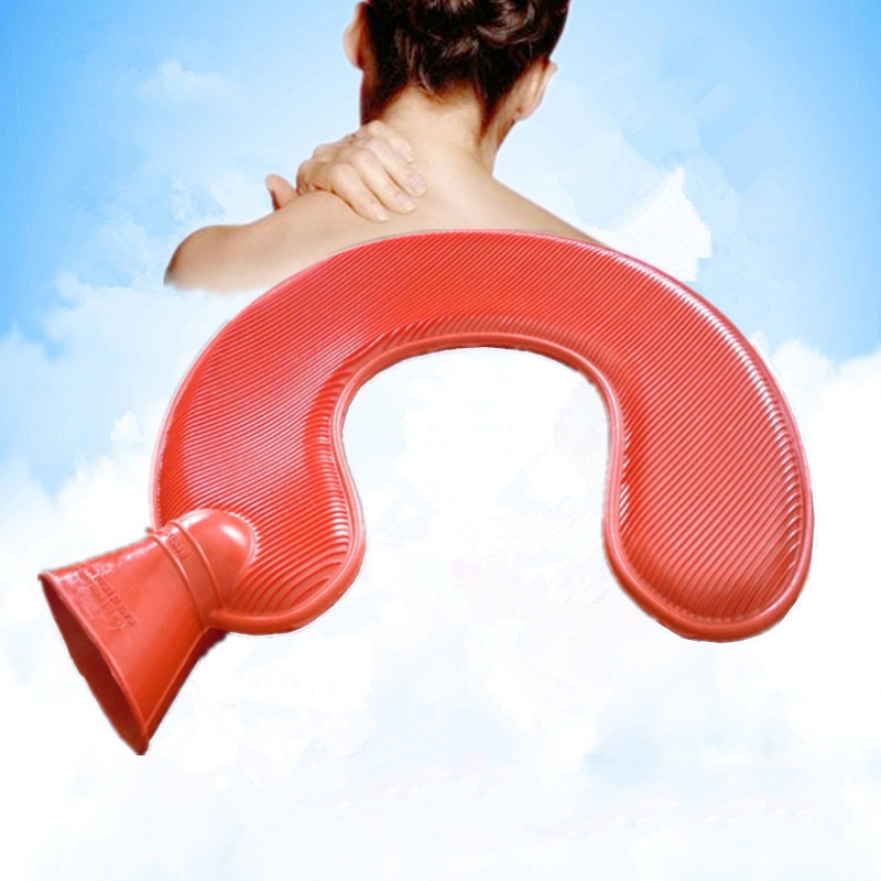 NECK WARMER HOT WATER BOTTLE FLEECE COVER SOOTHING ACHING PAIN RELIEF