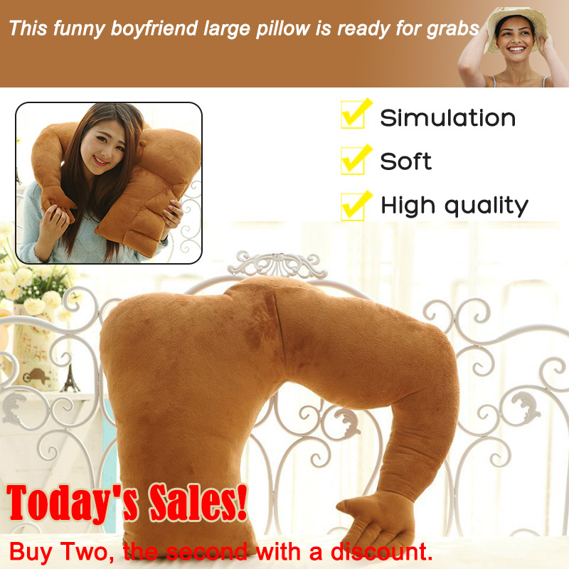 Boyfriend Muscle Arm Pillow Girlfriend Rest Sleeping Body Hugging