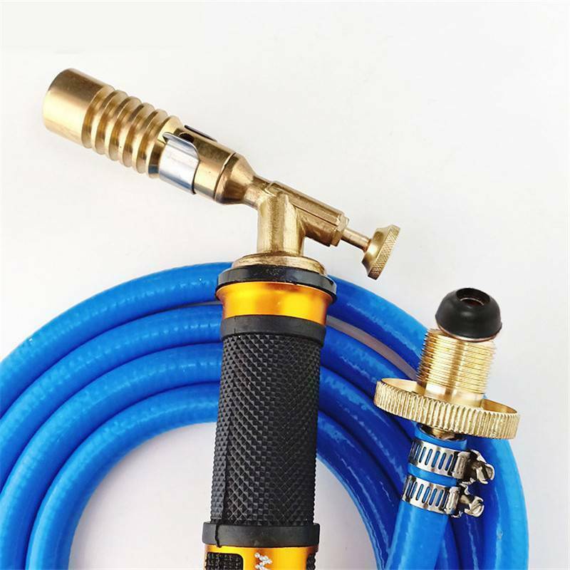 MAPP Gas Weich//Hartlötgerät Sanitär Turbobrenner Propan Löten Schweißen+Schlauch