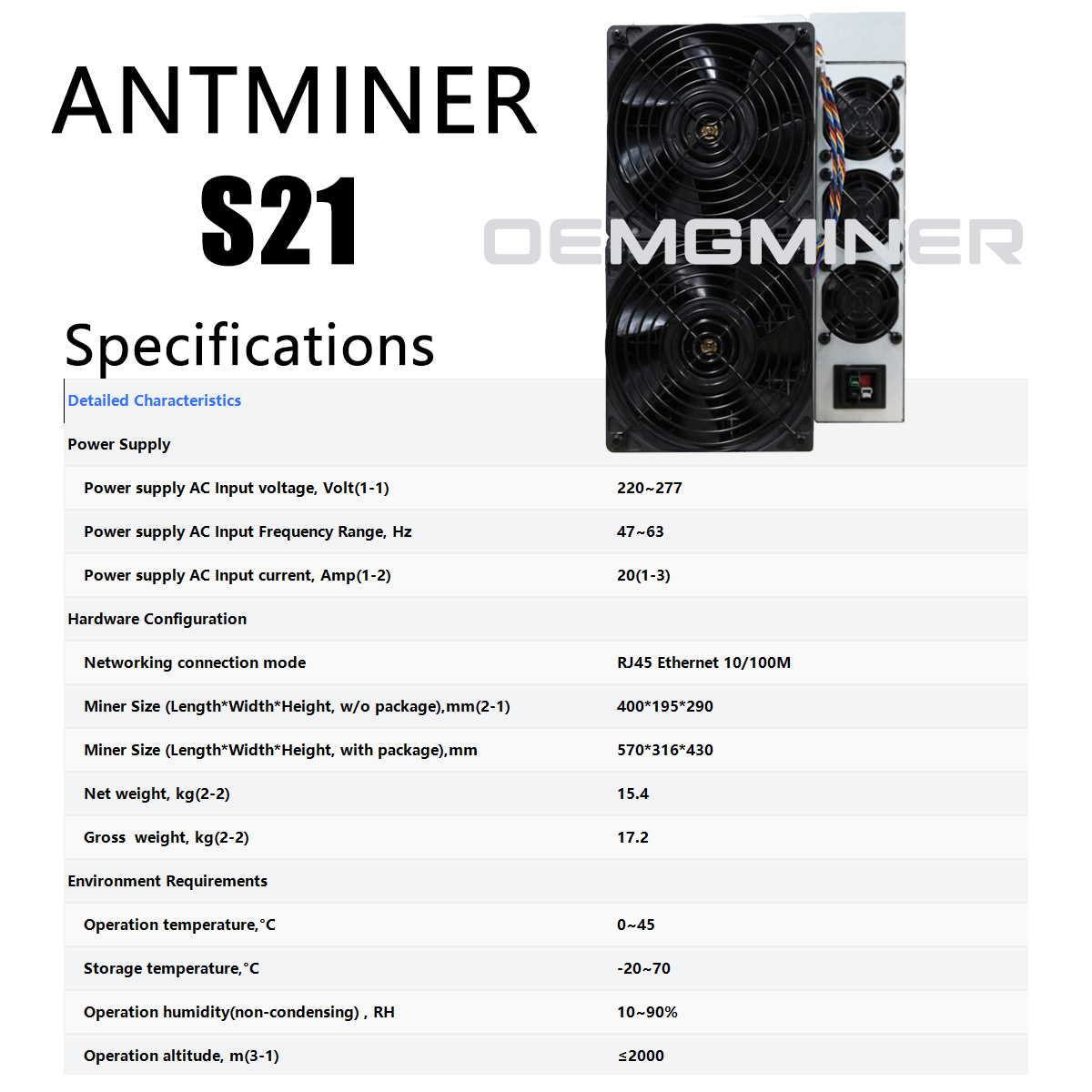New Bitmain Antminer S21 188T 3290W Bitcoin BTC ASIC Miner ready stock |  eBay