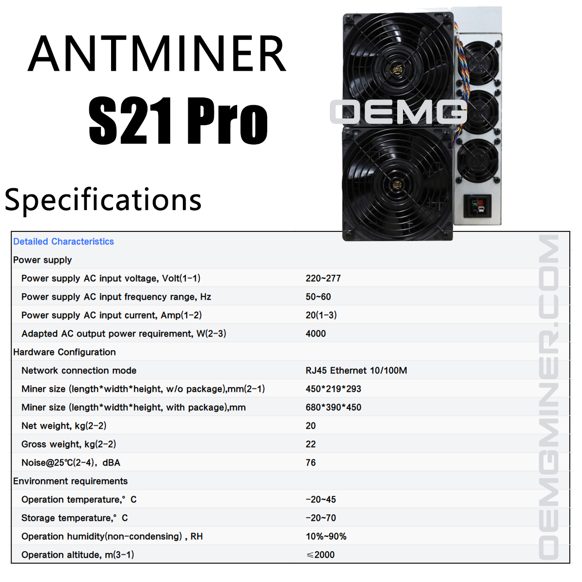 Bitmain Antminer S21 Pro 234T 3510W BTC Bitcoin ASIC Miner Ready Stock  Warranty | eBay