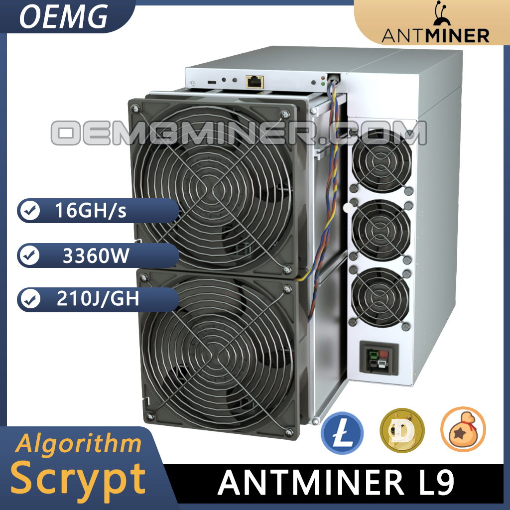 In Stock NEW BITMAIN Antminer L9 16GH/S 3360W LTC & DOGE Coin Miner | eBay