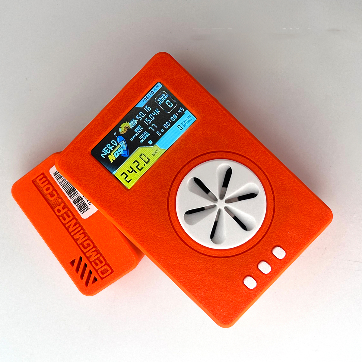 NerdMiner Nerdnos one 200GH/s Bitcoin Solo Lottery Miner Win 3.125 BTC with  USB | eBay