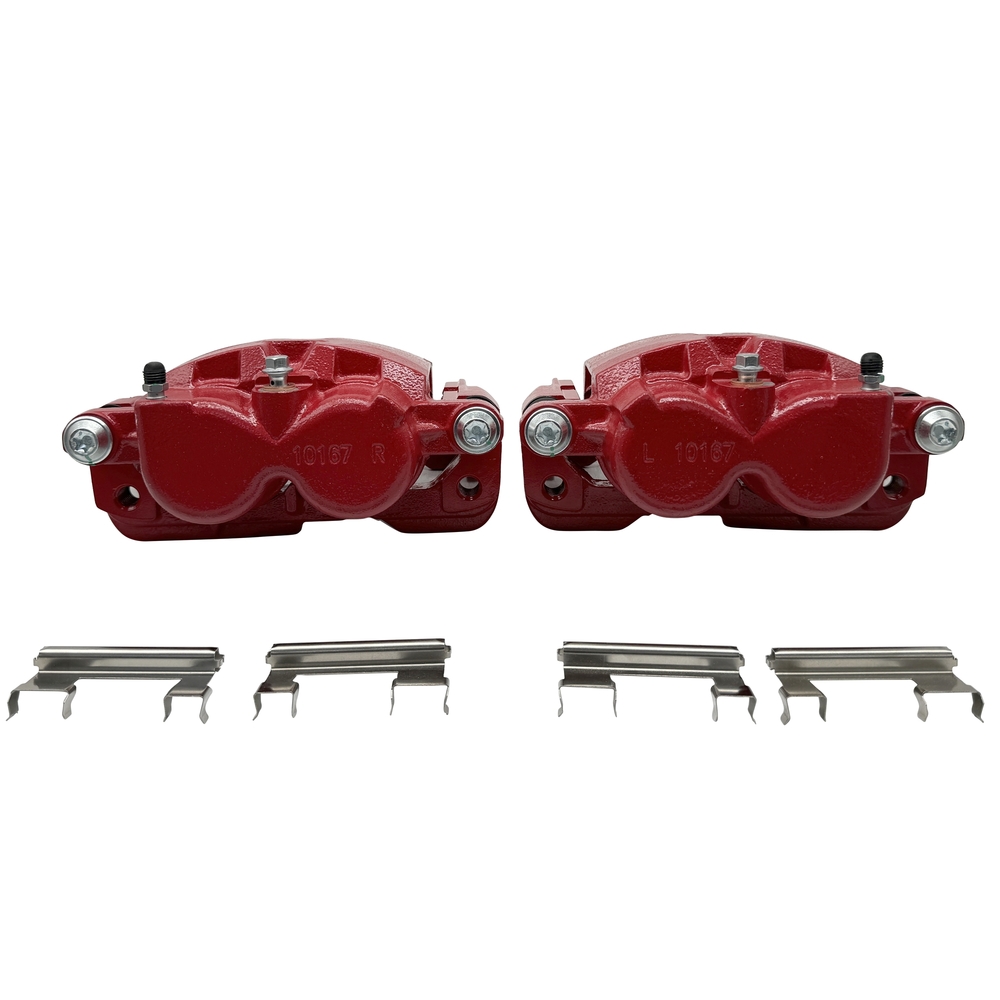 thumbnail image 2 of Pair (2) Front Or Rear Brake Calipers W/ Brackets For Chevy GMC Silverado Sierra 1500 2 of 2