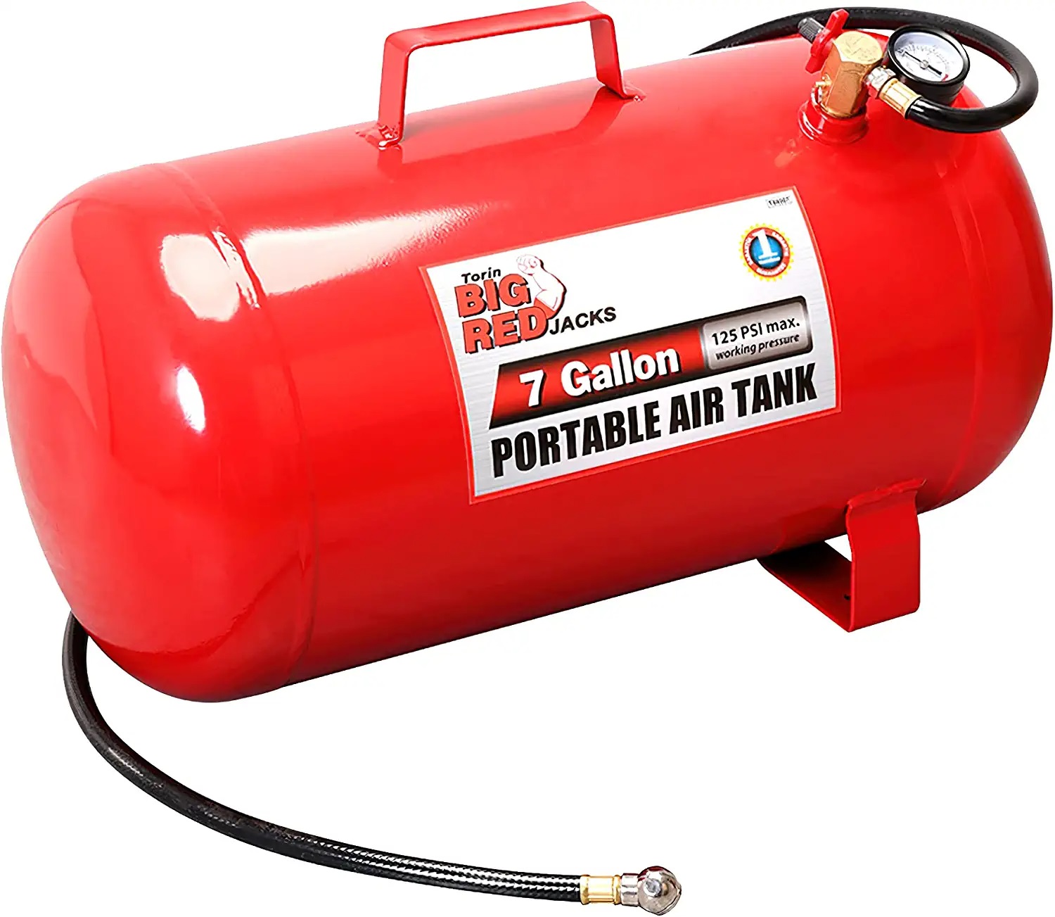 Big Red Torin 7 Gallon Horizontal Air Tank with 36