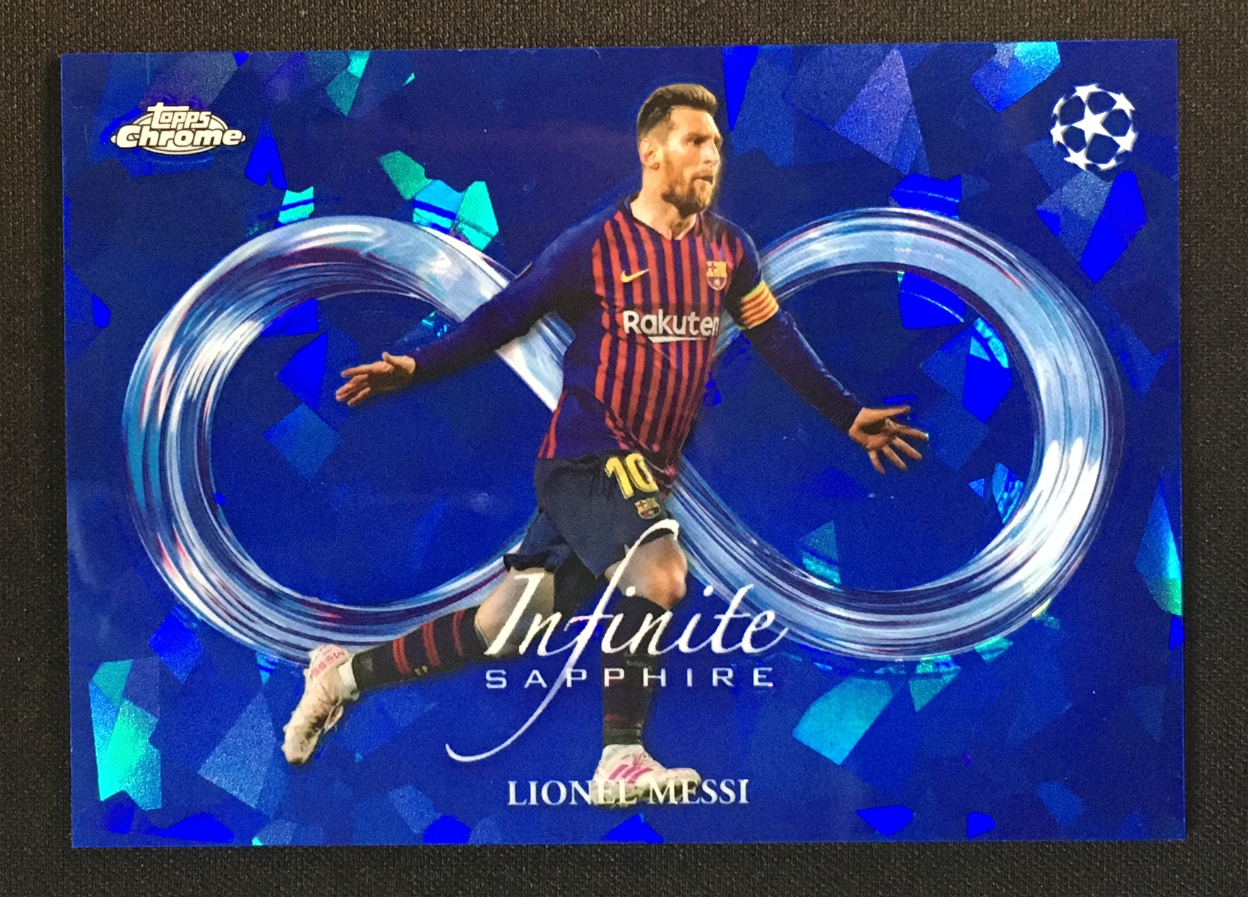 世界50枚限定！TOPPS LIONEL MESSI メッシ インサート 2023-24 Topps Chrome Sapphire UEFA Lionel Messi Infinite