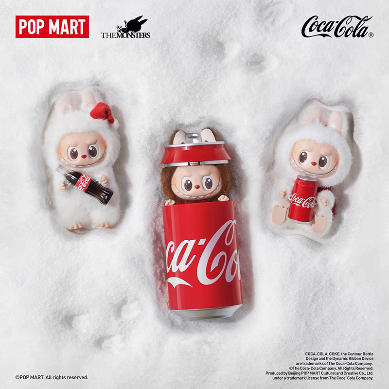 2025 POP MART RARITY LABUBU The Mosters Coca Cola Blind Box