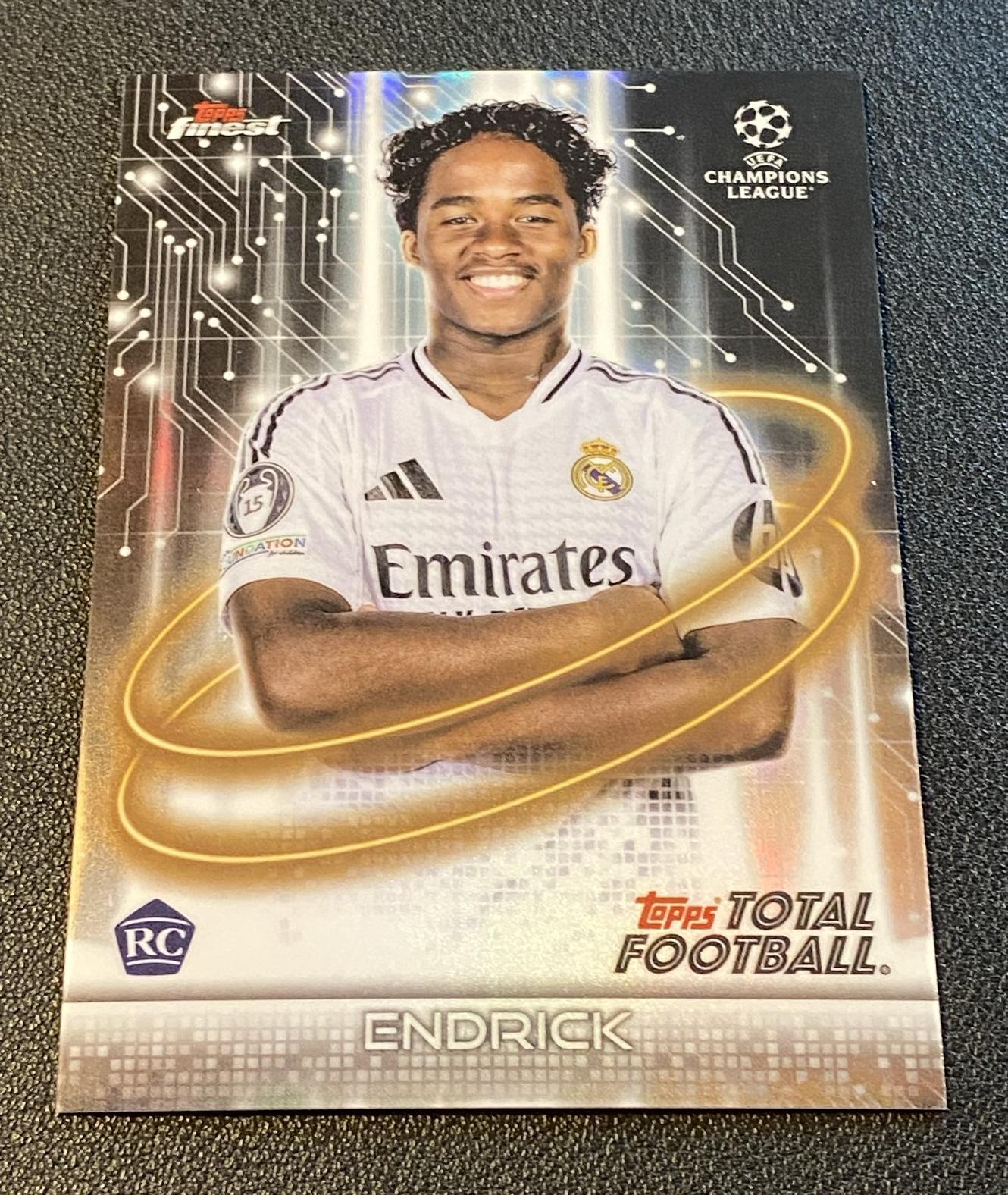 2024-25 Topps Finest UEFA Endrick RC Rookie FF-24 Total