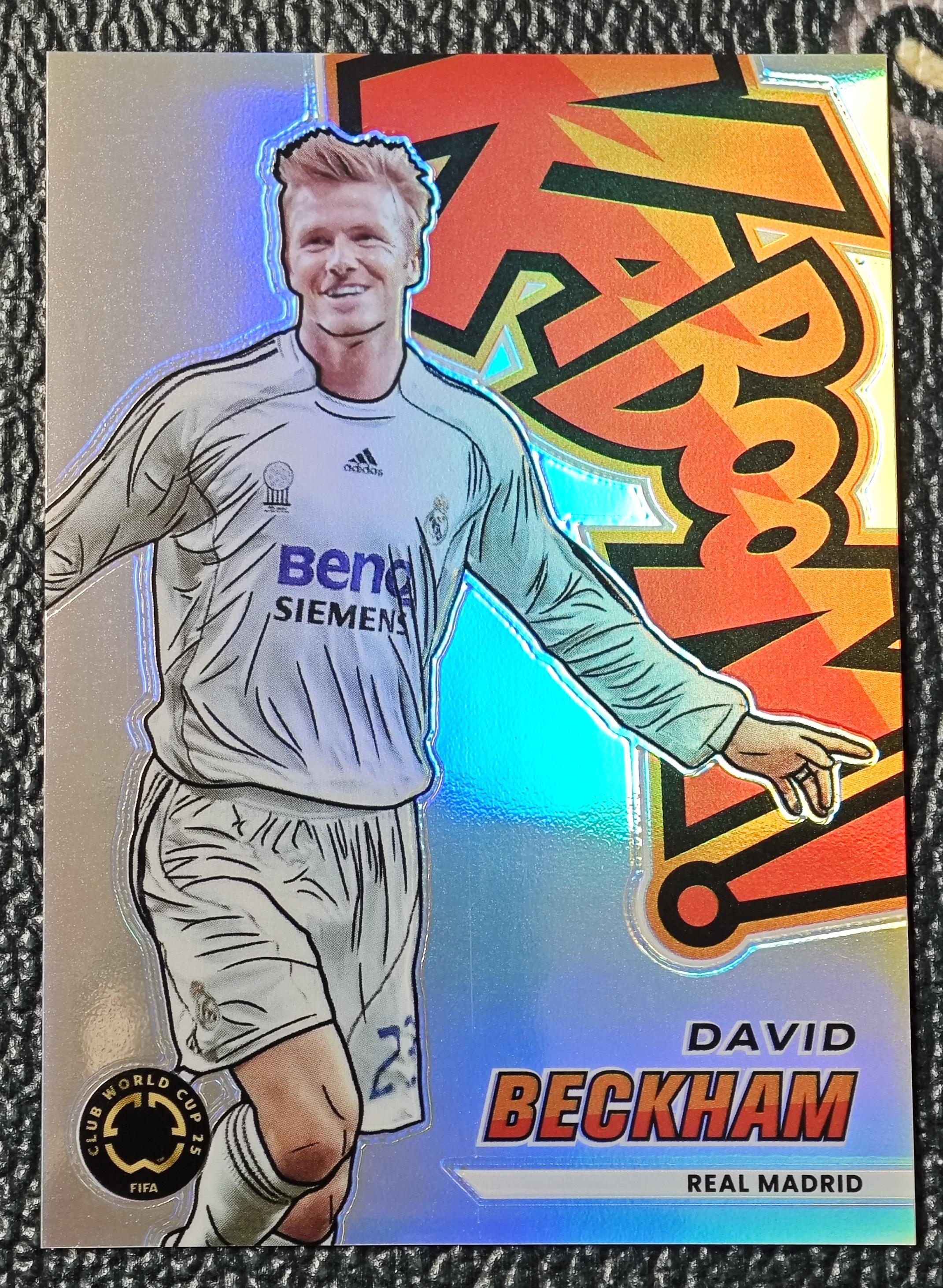 2025 Panini Prizm FIFA Club World Cup David Beckham #17 Kaboom