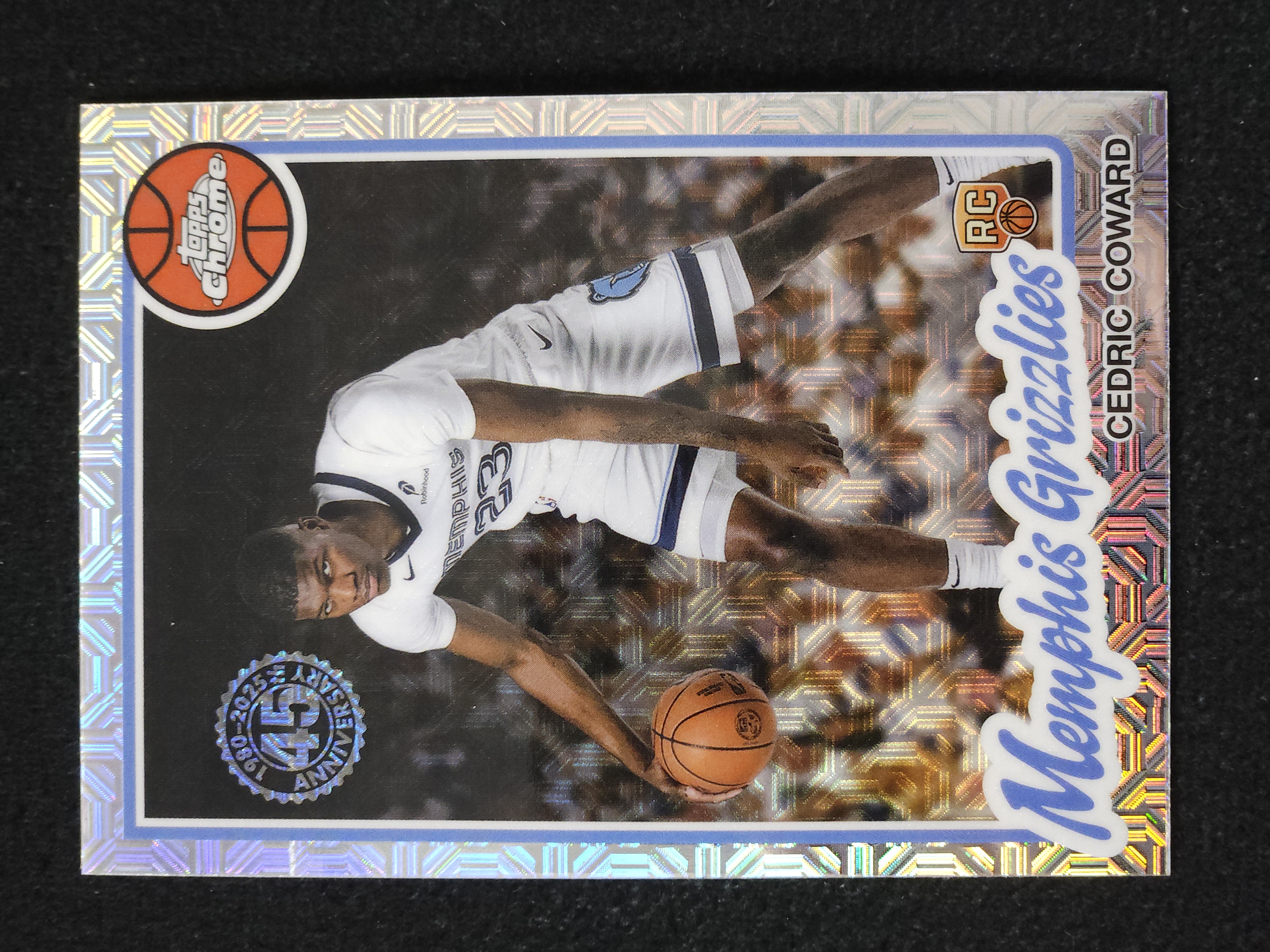 2025-26 Topps Flagship Cedric Coward RC 1980-81 Topps Chrome