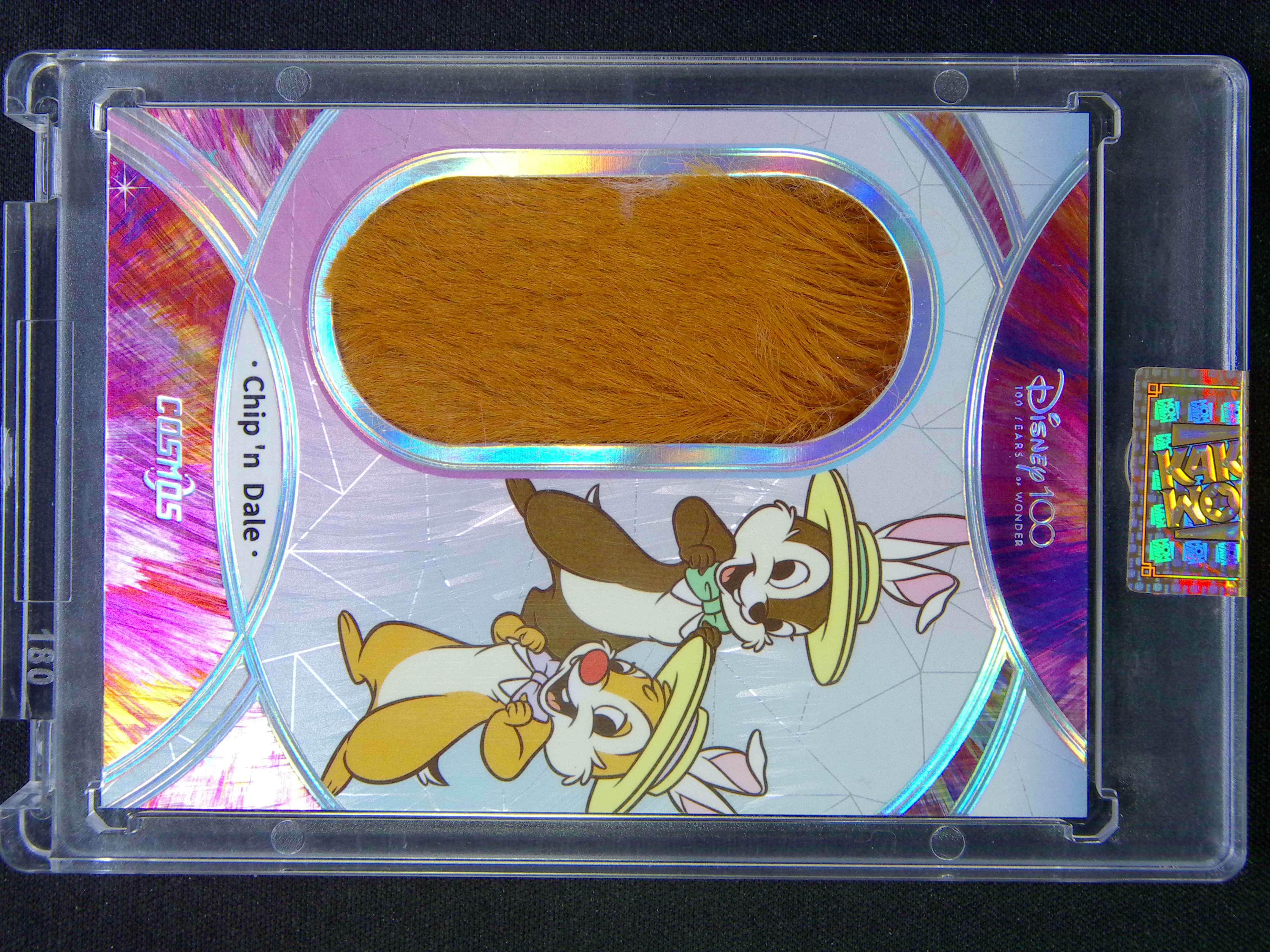 Kakawow Disney 100 チップ&デール 100枚限定 シリアル入り 2023 Kakawow Cosmos Disney 100 Sealed Chip'n Dale Dolls Relic