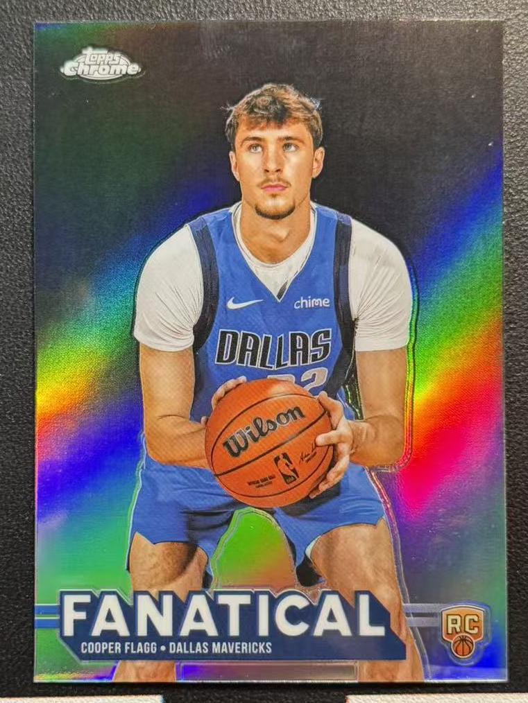 2025-26 Topps Chrome Basketball Cooper Flagg RC Fanatical SP | eBay