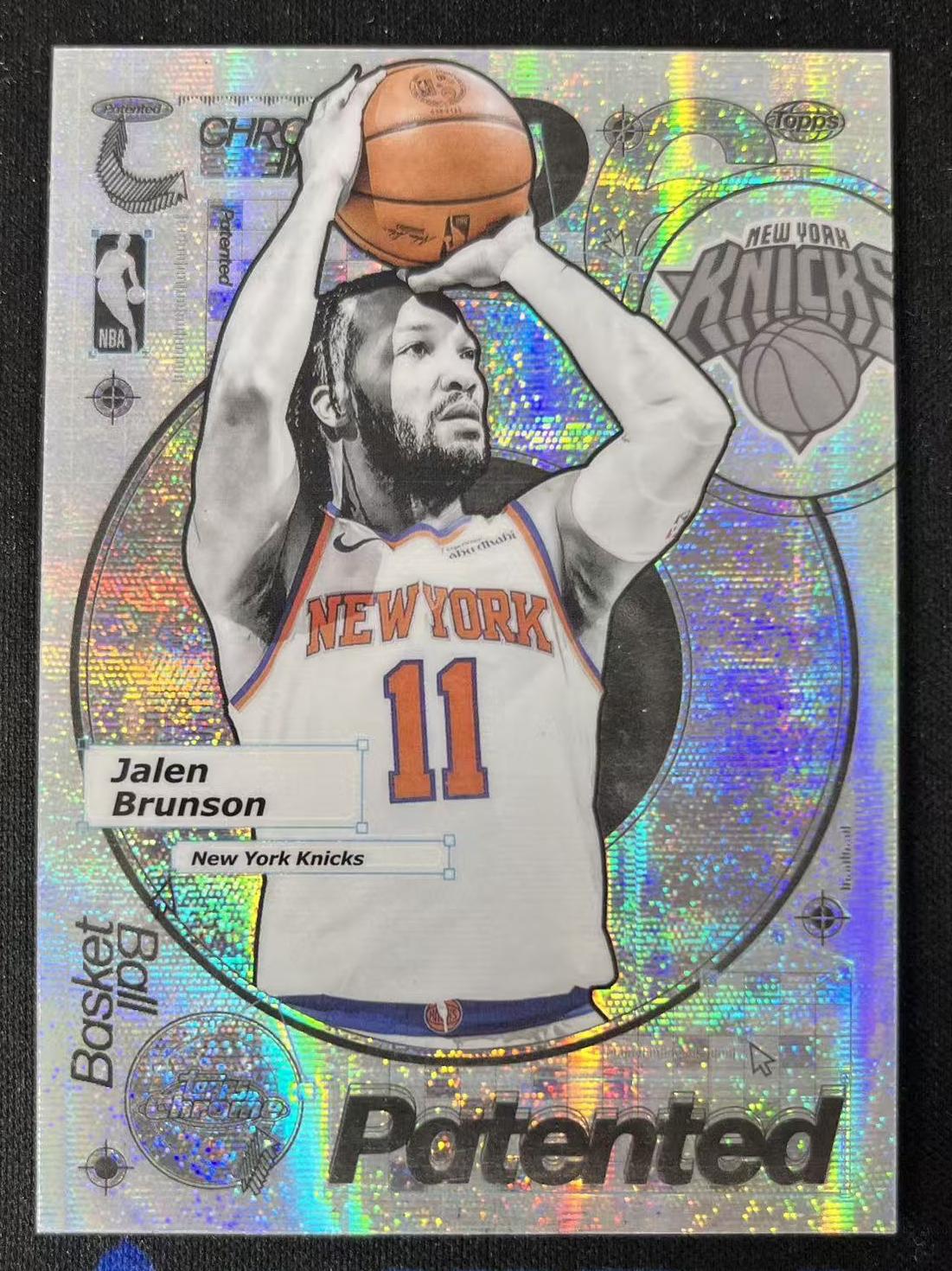 2025-26 Topps Chrome Basketball Jalen Brunson #PD-13 Patented Case
