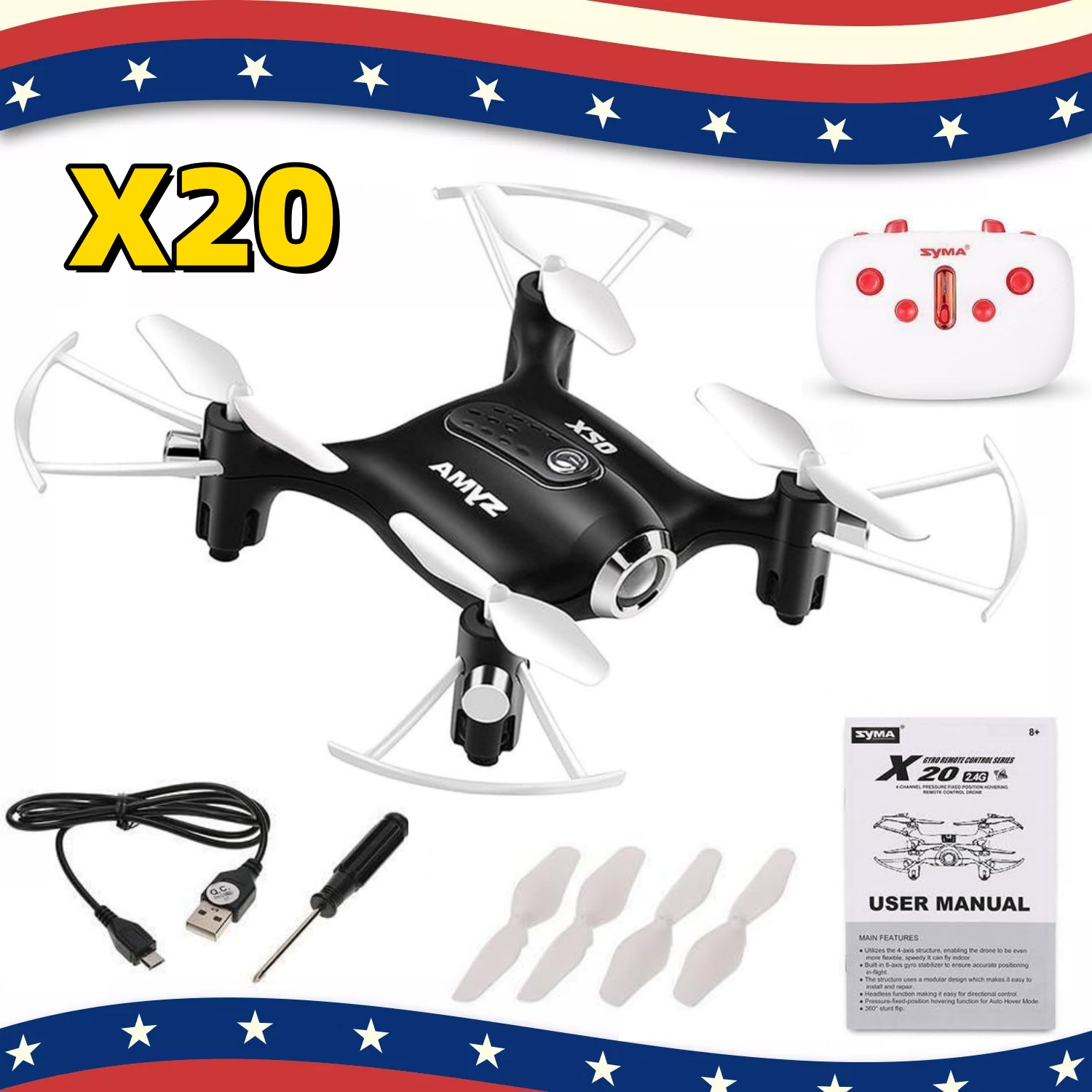 Remote Control Drone X20 Syma X20 RC Remote Quadcopter Helicopter